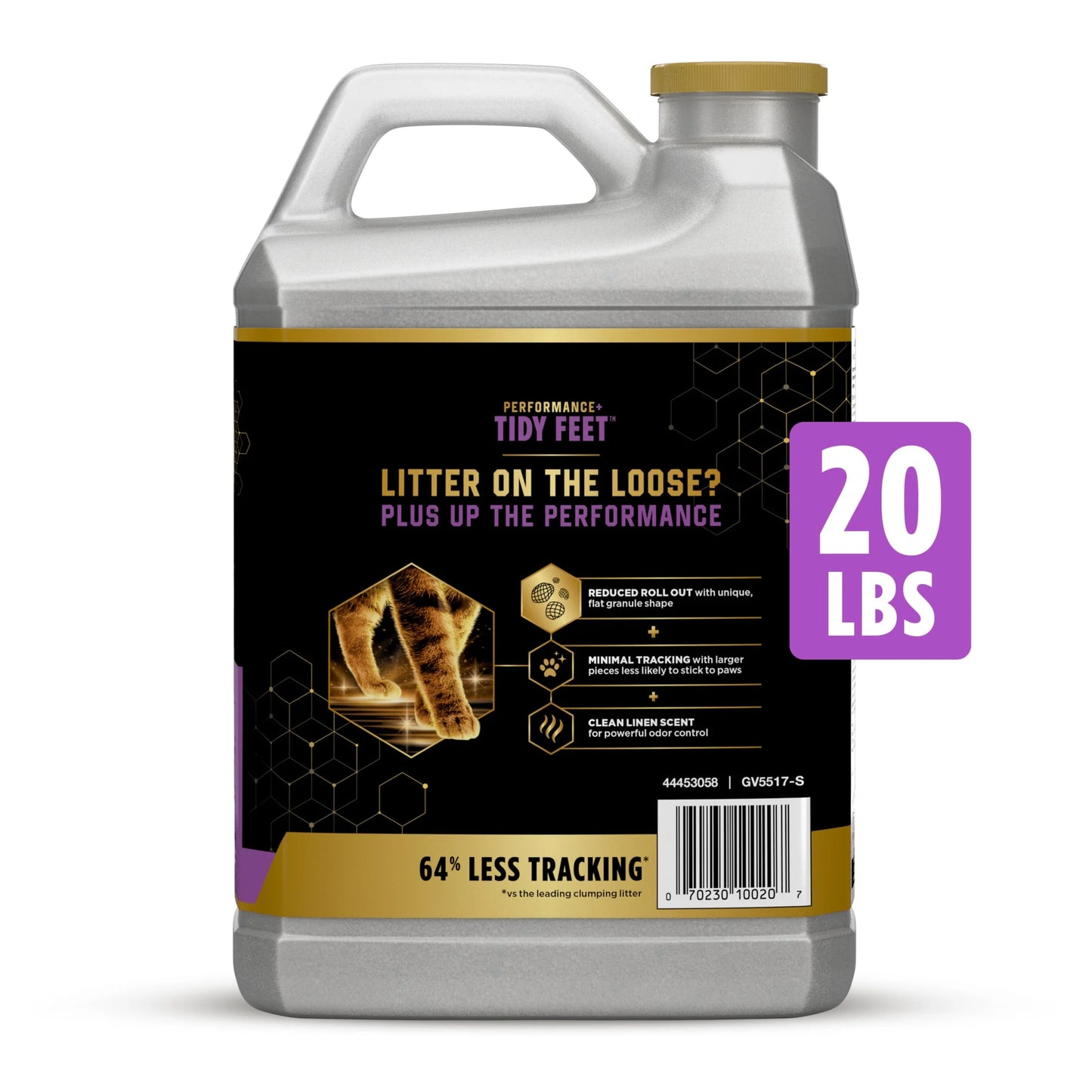 Purina  Tidy Feet Low Tracking Cat Litter, Clean Linen Scent, 20 Lb Jug