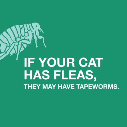 Elanco Tapeworm Removal Dewormer for Cats, 3 Tablets Praziquantel