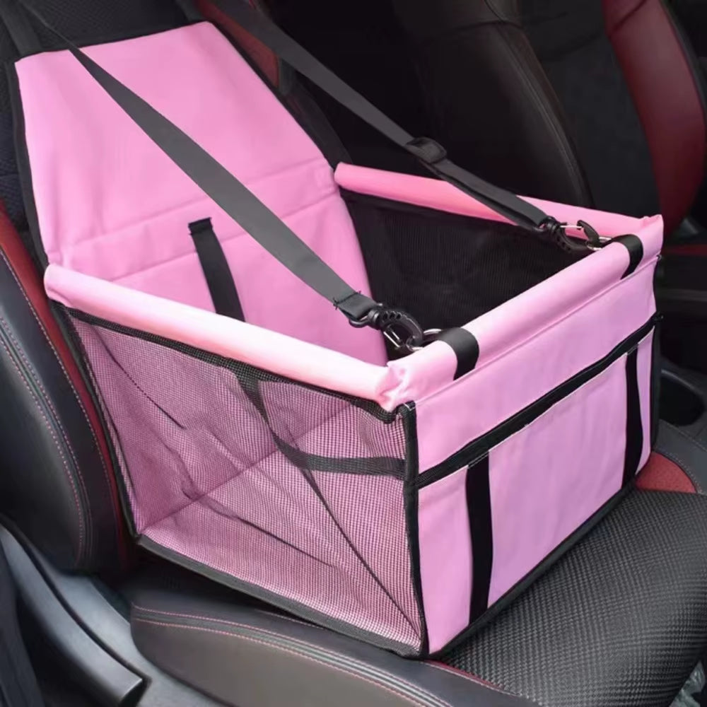 Dog Car Seat Cover Foldable Hammock Pet Harness Cat Bag Basket Stable and Foldable Travel Pet Dog and Cat Safety Car Seat