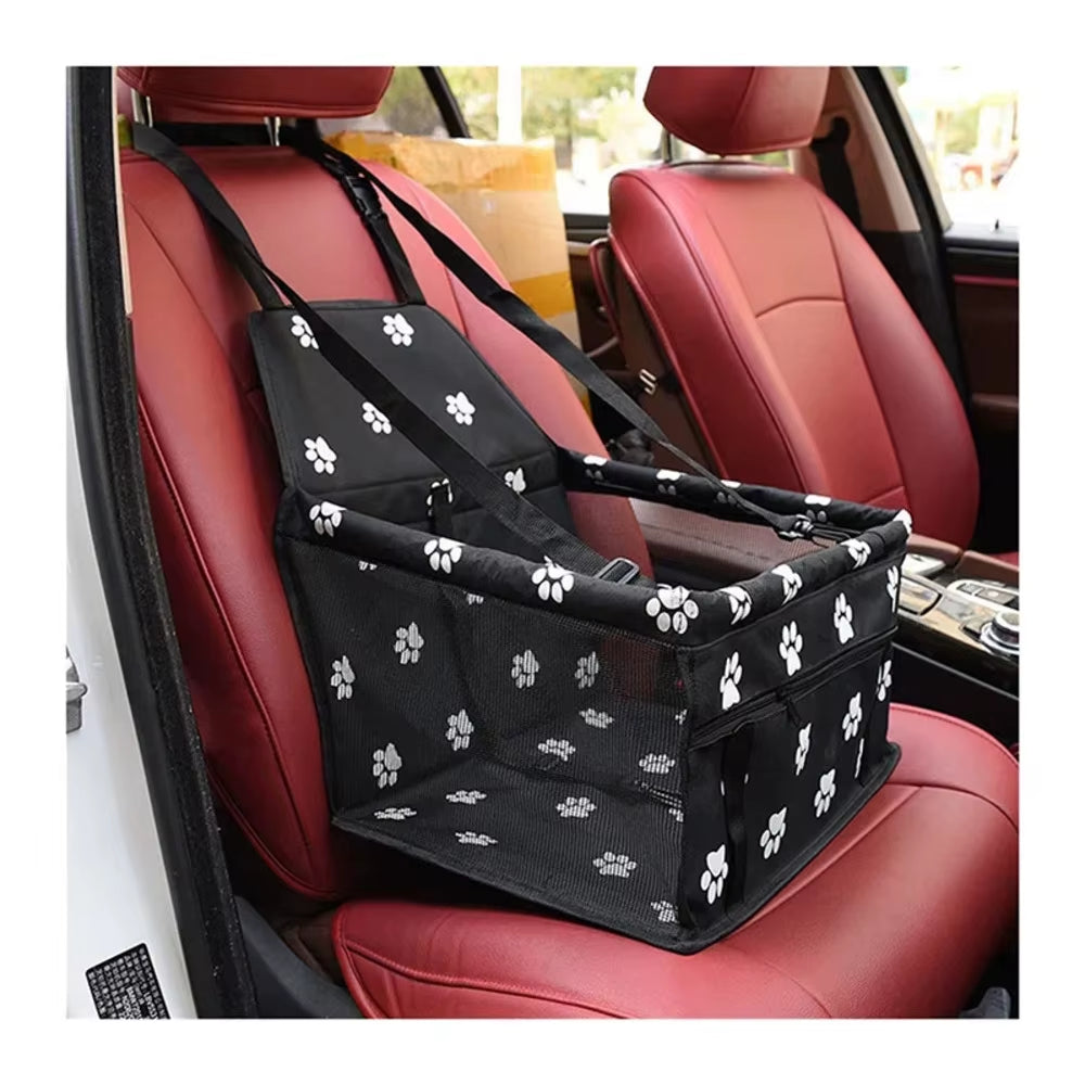 Dog Car Seat Cover Foldable Hammock Pet Harness Cat Bag Basket Stable and Foldable Travel Pet Dog and Cat Safety Car Seat
