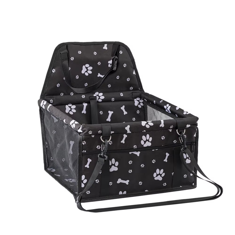 Dog Car Seat Cover Foldable Hammock Pet Harness Cat Bag Basket Stable and Foldable Travel Pet Dog and Cat Safety Car Seat