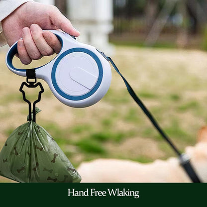 Dog Poop Bag Holder, Waste Bag Holder, Dog Poop Bag Carrier, Hand Free Holder, 2Pc (Blue)