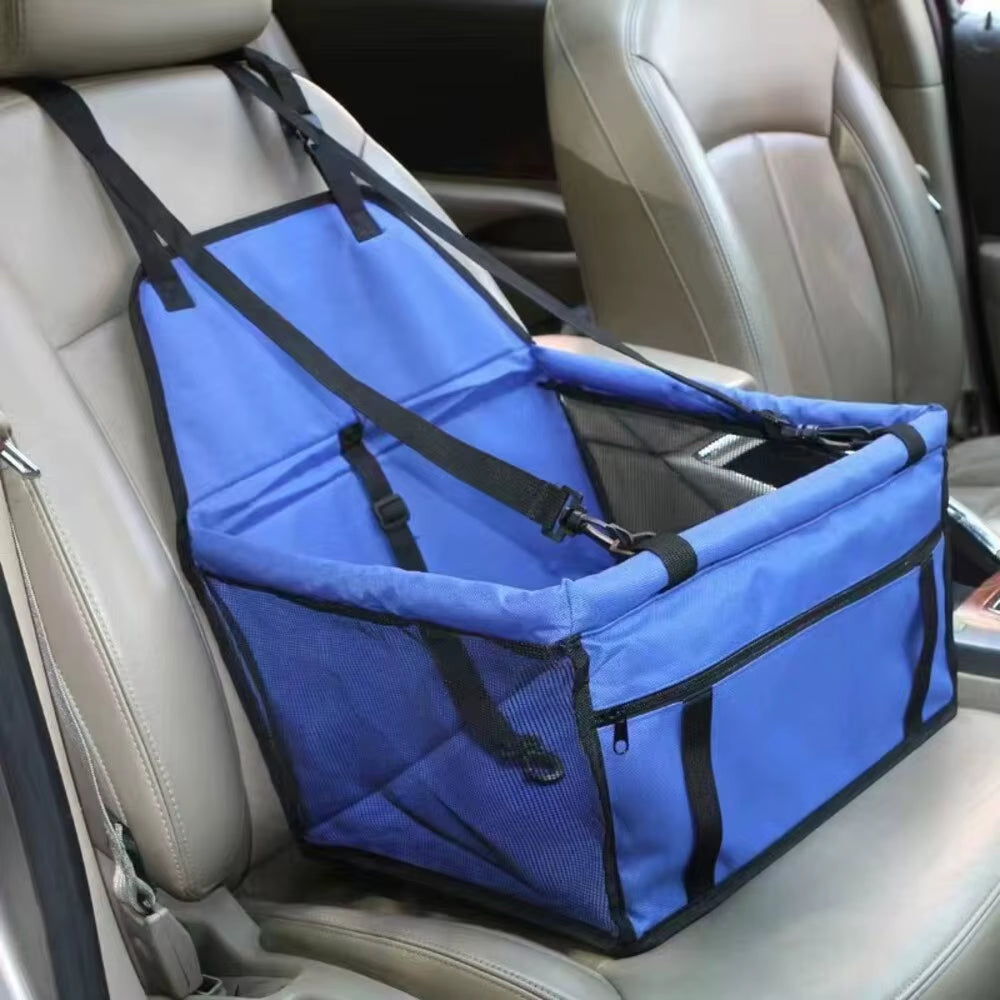Dog Car Seat Cover Foldable Hammock Pet Harness Cat Bag Basket Stable and Foldable Travel Pet Dog and Cat Safety Car Seat