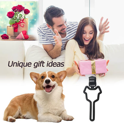 Dog Poop Bag Holder, Waste Bag Holder, Dog Poop Bag Carrier, Hand Free Holder (2 Pack, Black)