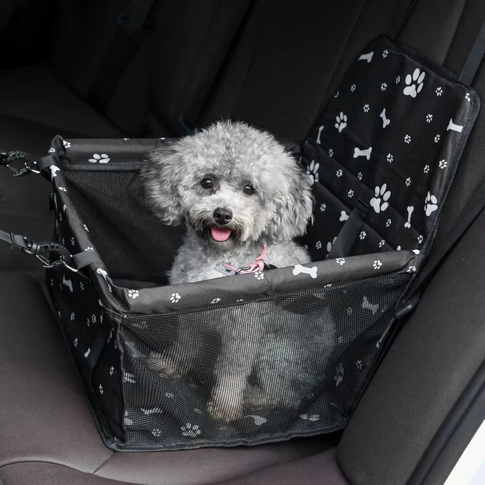 Dog Car Seat Cover Foldable Hammock Pet Harness Cat Bag Basket Stable and Foldable Travel Pet Dog and Cat Safety Car Seat