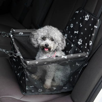 Dog Car Seat Cover Foldable Hammock Pet Harness Cat Bag Basket Stable and Foldable Travel Pet Dog and Cat Safety Car Seat