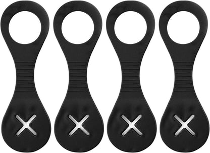 Dog Poop Bag Holder Leash Waste Carrier Holder Bicycle (4 Pack)