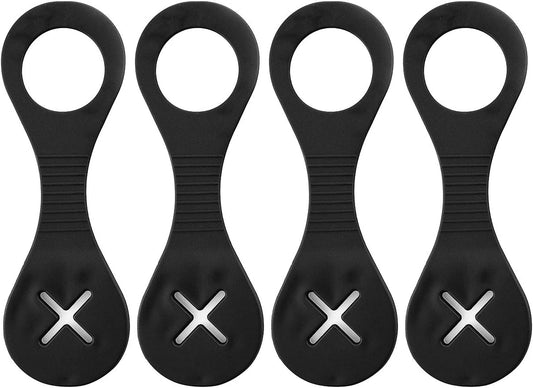 Dog Poop Bag Holder Leash Waste Carrier Holder Bicycle (4 Pack)