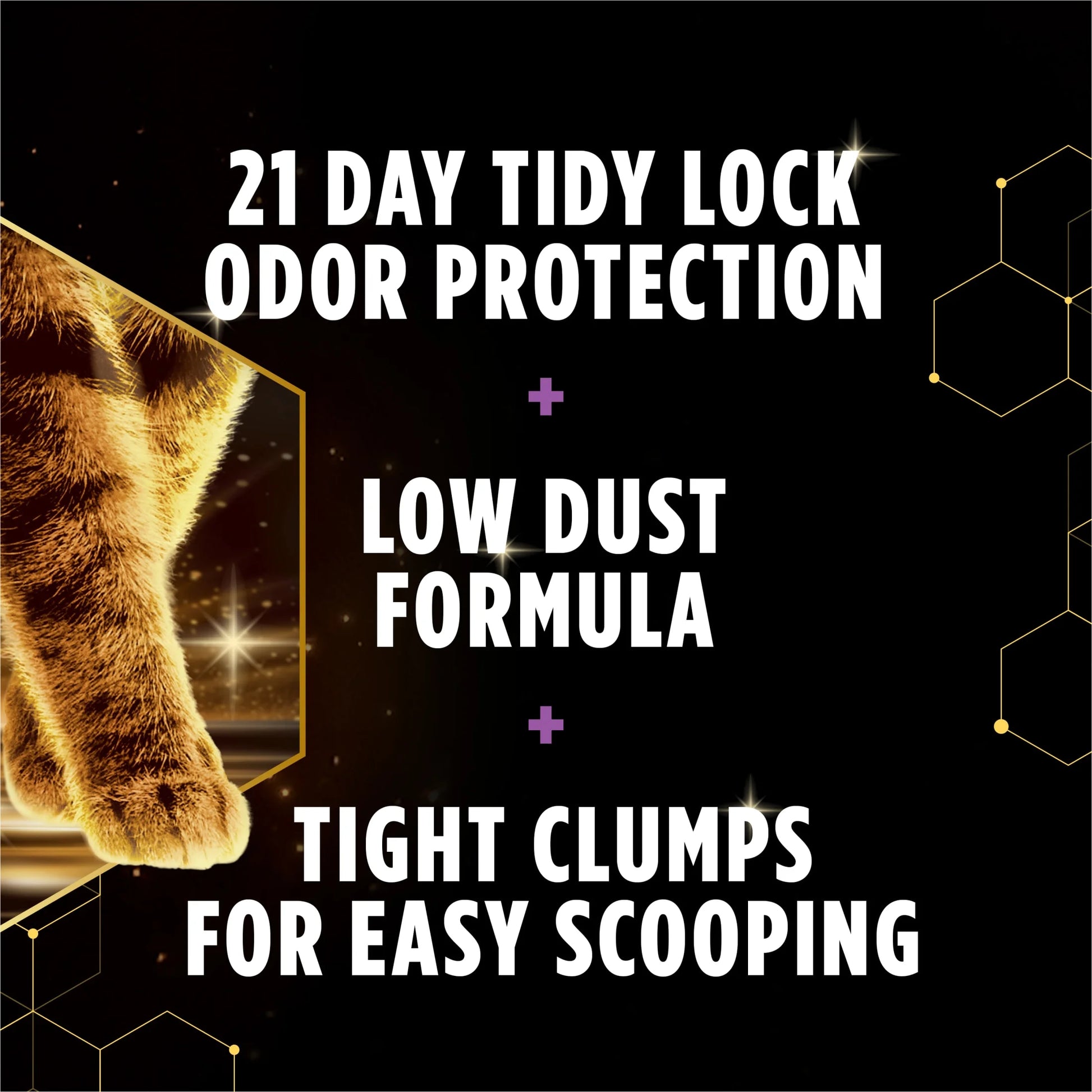Purina  Tidy Feet Low Tracking Cat Litter, Clean Linen Scent, 20 Lb Jug