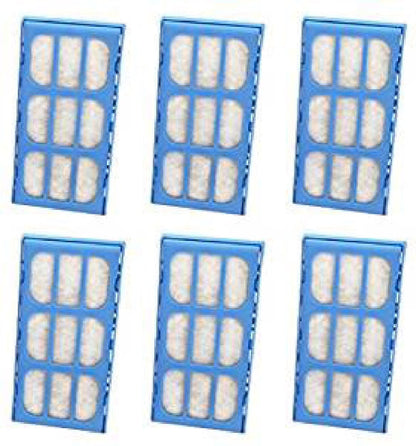 Replacement Water Filter Cartridges for Cat Mate & Dog Mate Fountains, Pack of 6