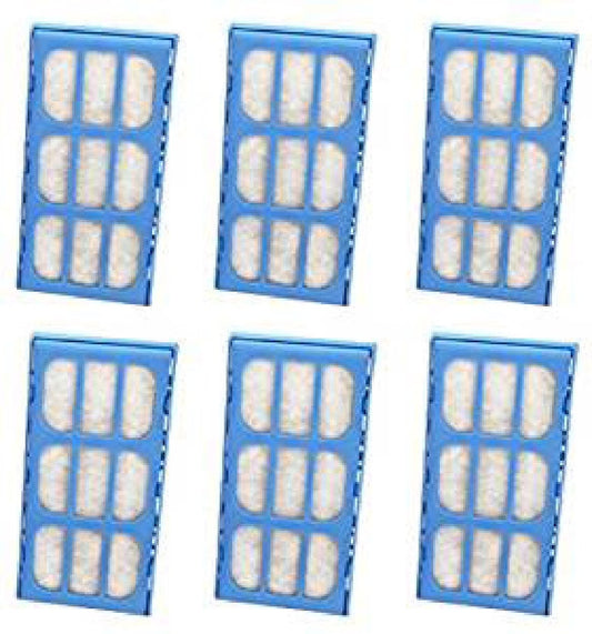 Replacement Water Filter Cartridges for Cat Mate & Dog Mate Fountains, Pack of 6